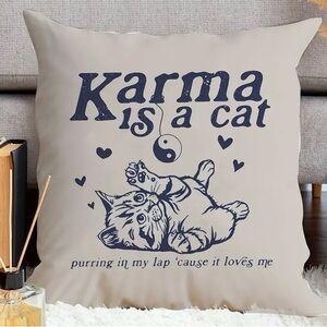 Taylor Swift Karma Pillow